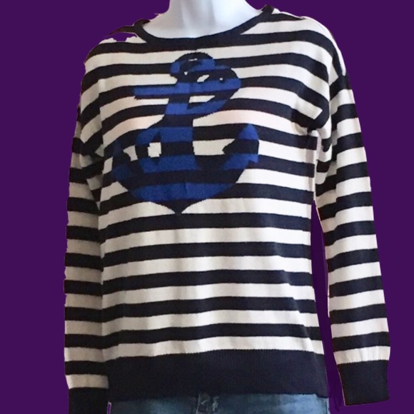 The Limited Sweaters - 🔥4/$20 The Limited Anchor Blue and Navy
